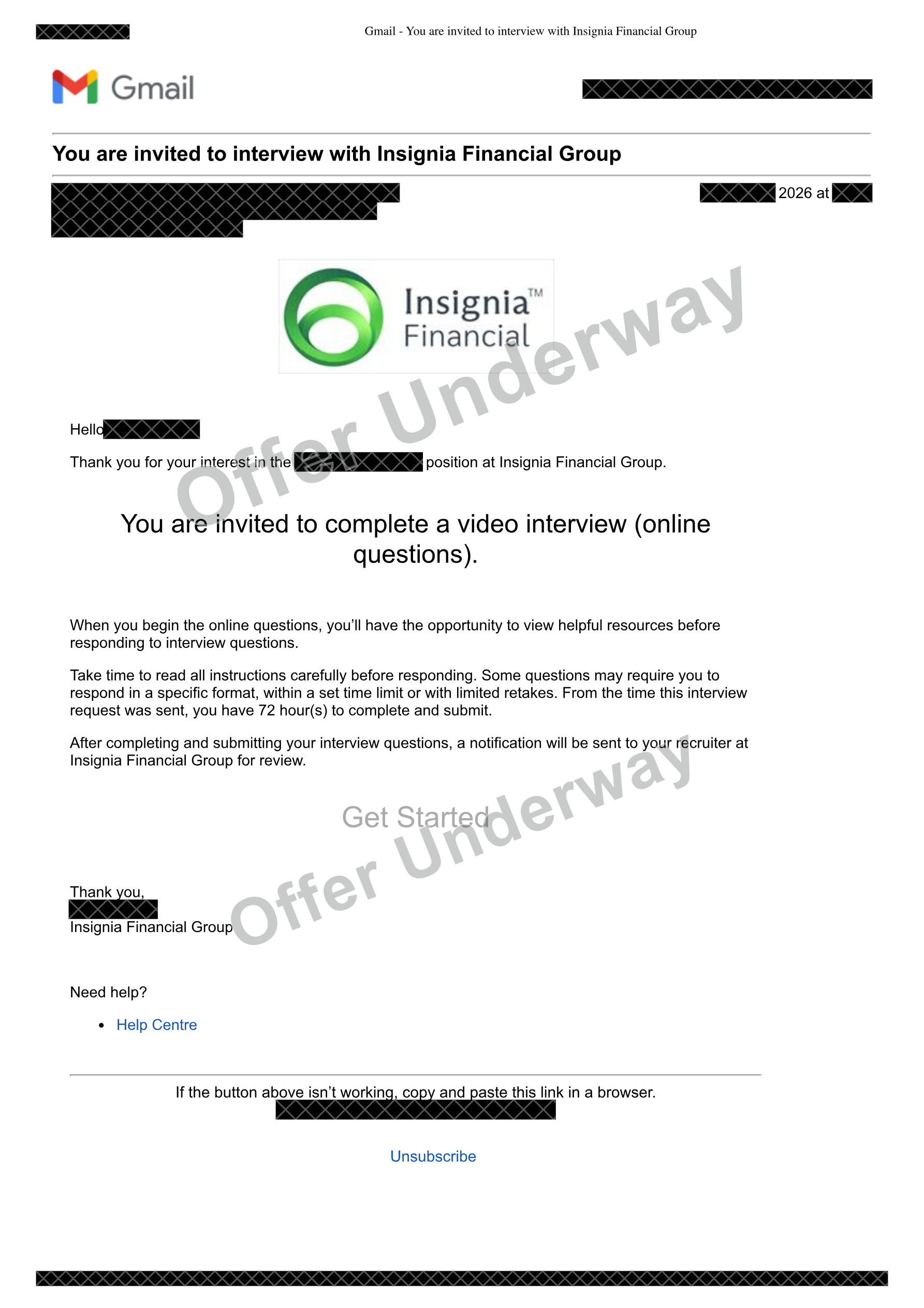Insignia Financial interview preview