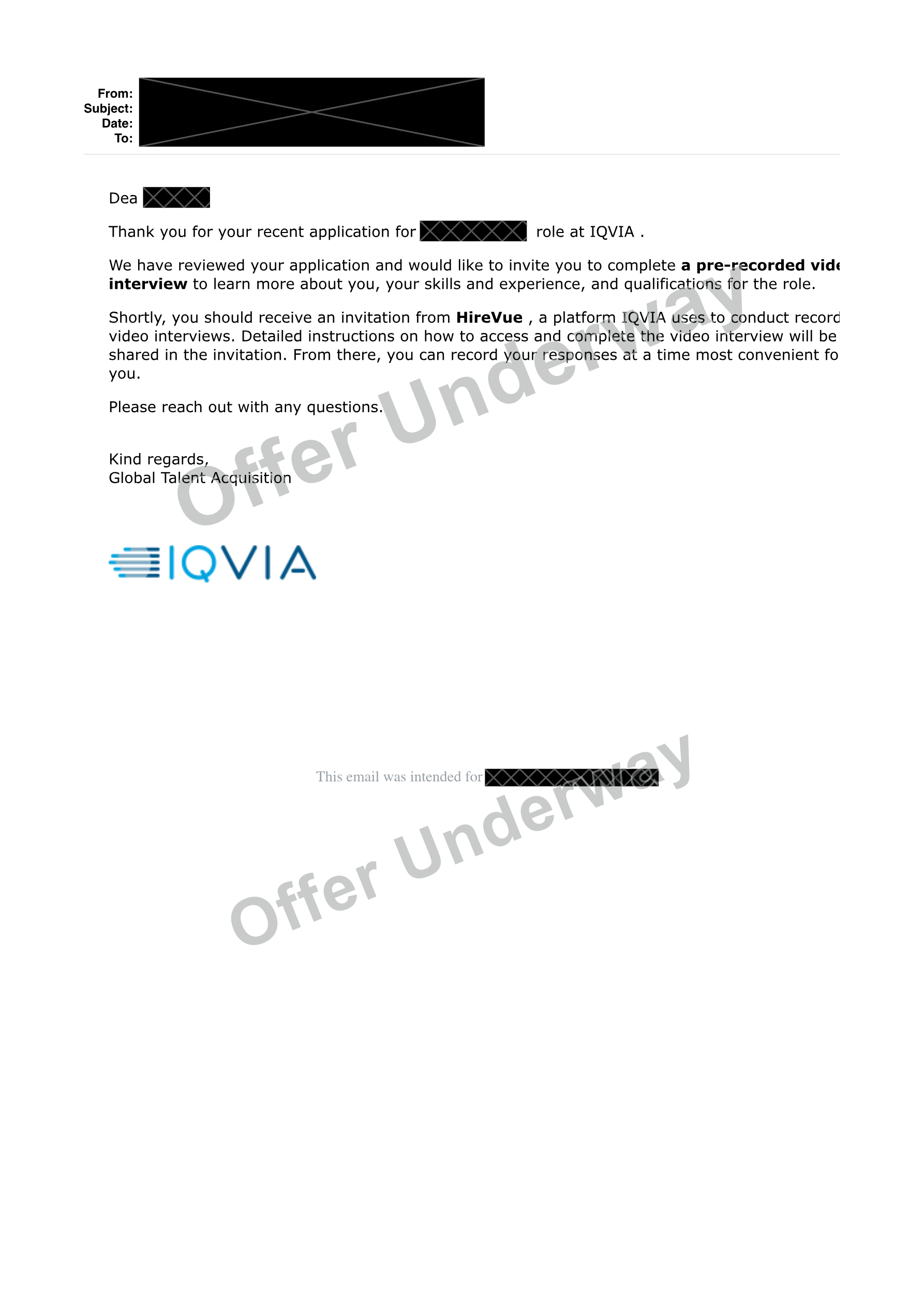 IQVIA interview preview